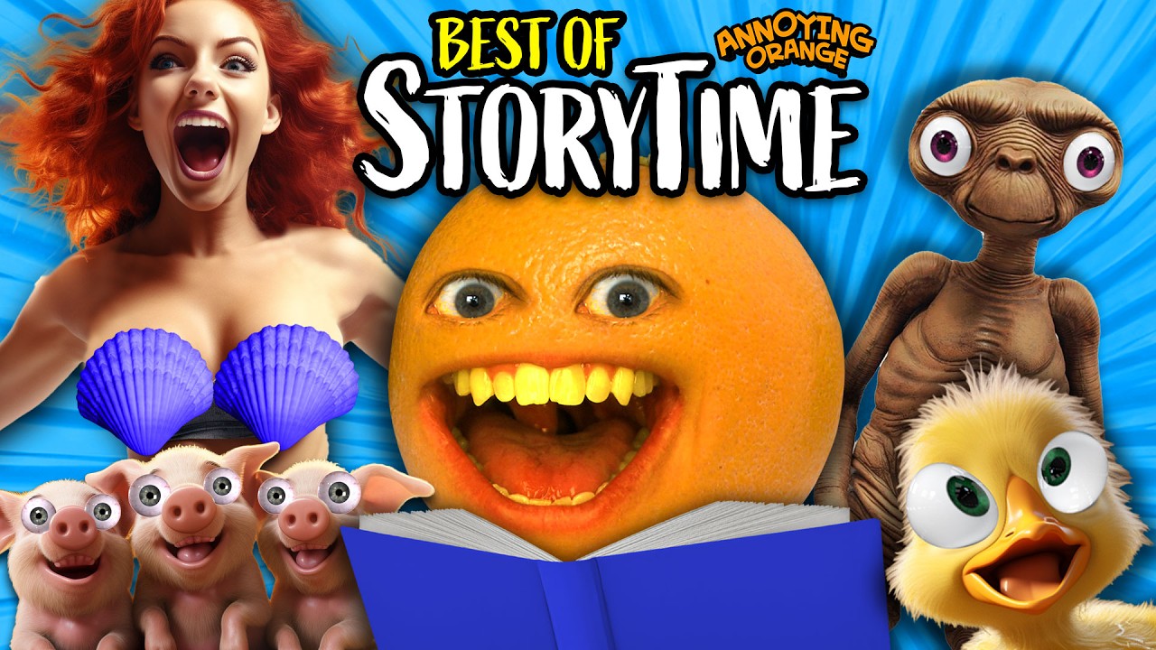 Annoying Orange Storytime Supercut Season 1 Youtube Annoying Orange Orange Story Time