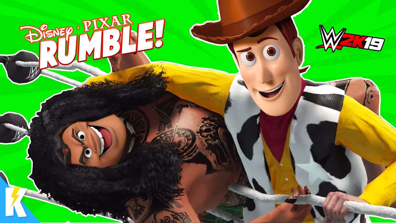 TOY STORY 4 Movie RUMBLE + DISNEY PIXAR CHARACTERS! | K-City GAMING