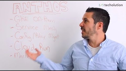 The Building Blocks of Anthos