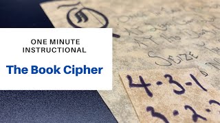 Book cipher - 1 minute Instructional
