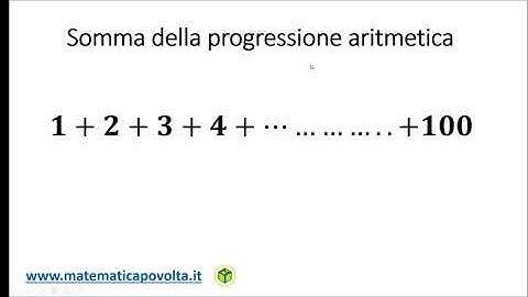 Tutorial Matematicapovolta : La somma dei primi 100 numeri naturali calcolata velocemente