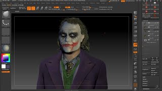 Joker Zbrush Wip
