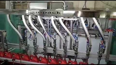 AUTOMATIC SERVO 8 HEAD OIL FILLING MACHINE AND 2 HEADS SERVO CAPPING MACHINE
