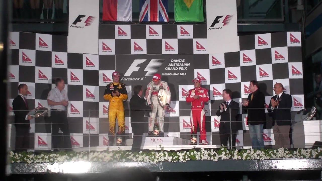 Albert Park 2010 Podium