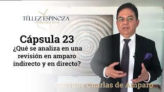 Cápsula 23 ¿Qué se analiza en una revisión en amparo indirecto y en directo?