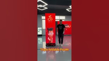 📢 Triple Foldable LED Poster — Big Impact, Small Space  #leddisplay #digitalsignage #ledinnovation