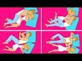 What Your Sleeping Position Says About Your Relationship