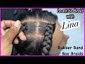 How to JUMBO RUBBER BAND BOX BRAIDS