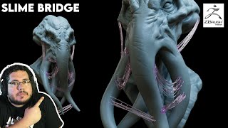 Zbrush Tutorial: Slime Bridge + Maya Render