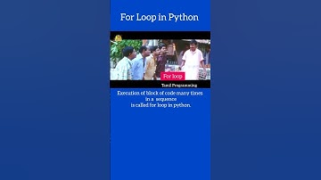 For loop in Python 🤔