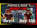 I Survived 100 Days In HARDCORE RLCraft And This Is What Happened