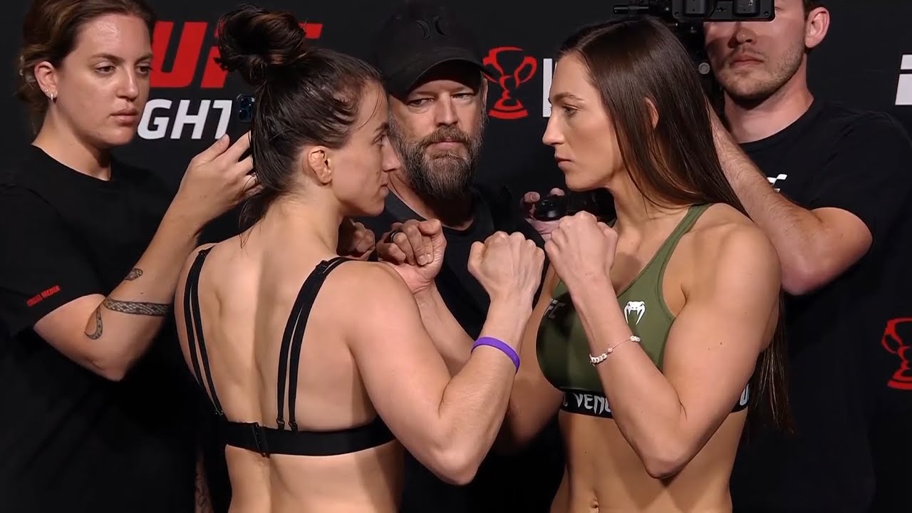 Miesha Tate vs. Bia Mesquita - Weigh-in Face-Off - (UFC Fight Pass  Invitational 3) - [BJJ] 