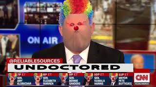 Undoctored Brian Stelter CNN Clown News Network @stringanime