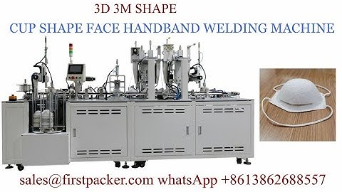 CUP FACE MASK  ELASTIC EAR LOOP WELDING MACHINE