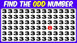 Can You Find The Odd Emoji Out & Letters And Numbers In 15 seconds | Find The Odd Emoji #24