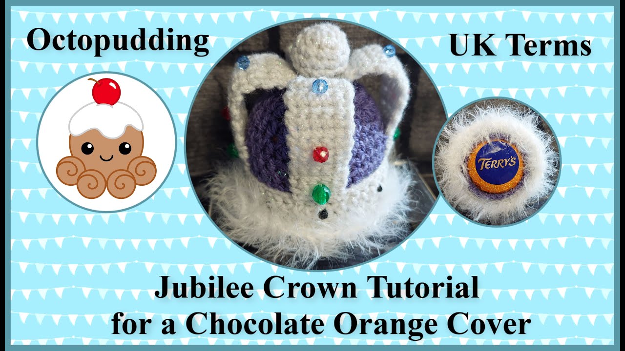 Small Crown Keychain Crochet Pattern, Queen's Jubilee 