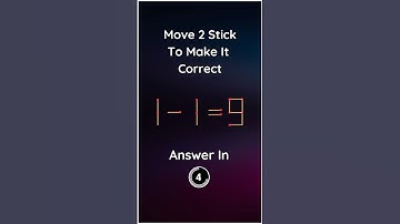 Move only 2 stick to make equation correct, Matchstick puzzle #shorts #ytshorts #matchstick
