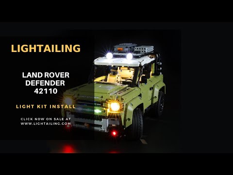 Lightailing Light kit Install in the Lego Technic Land Rover Defender 42110