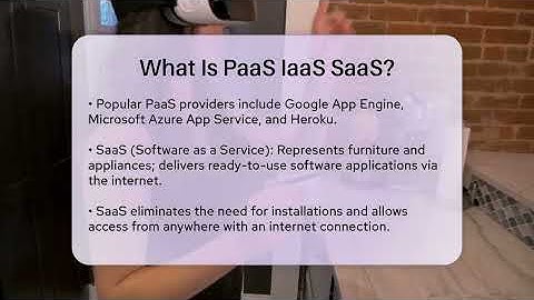 What Is PaaS IaaS SaaS? - Talking Tech Trends