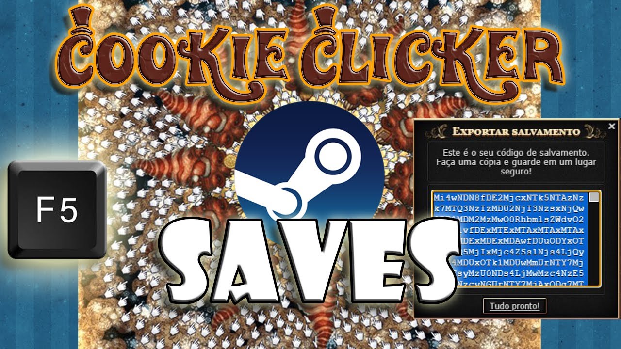 Cookie Clicker - Todas as diferenças da versão da STEAM!(Gameplay)(pt-br) 