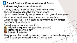 How Engines Work Gasoline Vs Diesel