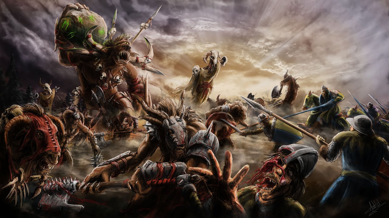 Fury of the Beastman (speed painting)