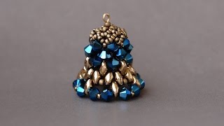 Sidonia&#39;s handmade jewelry - Christmas decorations - Beaded bell