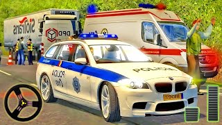 Police Spooky Jeep Stunt Parking - City Rescue SUV Driving Game | Android Gameplay screenshot 3