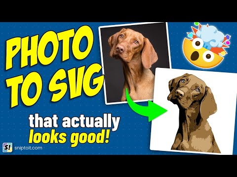 Convert ANY Photo to a Cuttable SVG! (Cricut & Silhouette, FREE & Easy!)