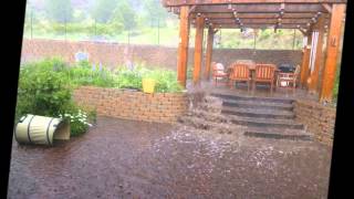 Backyard Flood Video --- What Else Are you Going to Do