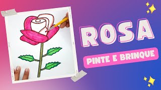 Como pintar uma ROSA! Primavera chegando...estação das FLORES! #satisfying | How to Paint a rose?