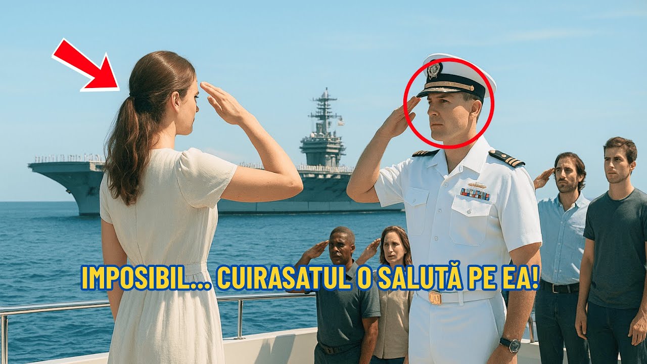 Au râs de ea pe iahtul de lux — dar au încremenit când distrugătorul Marinei a salutat-o