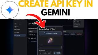 How to Create API Key in Gemini