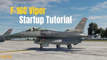 F-16C Viper Startup Tutorial in DCS World