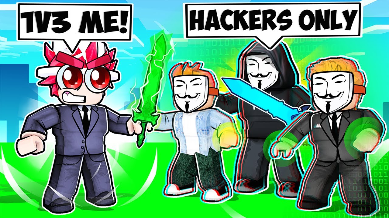 I Became a HACKER in Roblox BedWars 