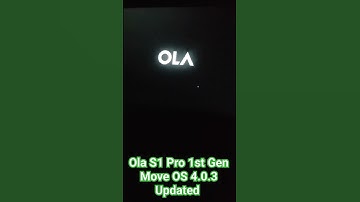 Ola S1 Pro 1st Generation Move OS 4.0.3 Updated #ola #moveos4