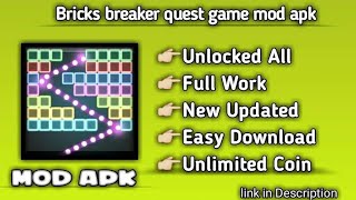 BRICKS BREAKER QUEST MOD APK ATUALIZADO NOVO RÁPIDO E FÁCIL!!! screenshot 1