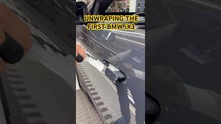 The First Time Anyone Has Unwrapped the New BMW iX3