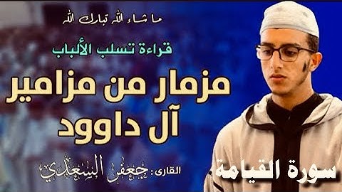 سورة القيامة - قراءة تسلب الألباب - القارئ جعفر السعدي