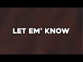 Bryson Tiller - Let Em