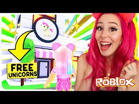I Opened Up A Free Legendary Unicorn Shop In Adopt Me Roblox
