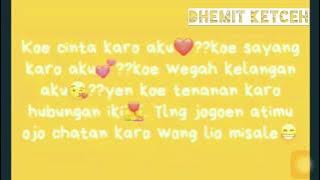 Kumpulan caption jowo buat status WA/whatsap fungky