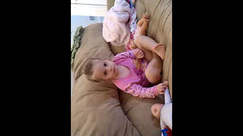 Maddie tells daddy what she wants.