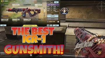 THE BEST ICR-1 GUNSMITH FOR SEASON 8  | This Gun is Underrated🔥 | Call of duty mobile 📲