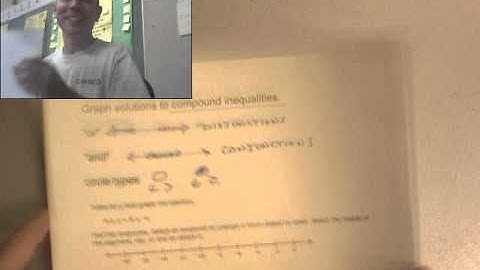 BARRE Alg K.15 graph solutions to compound inequalities