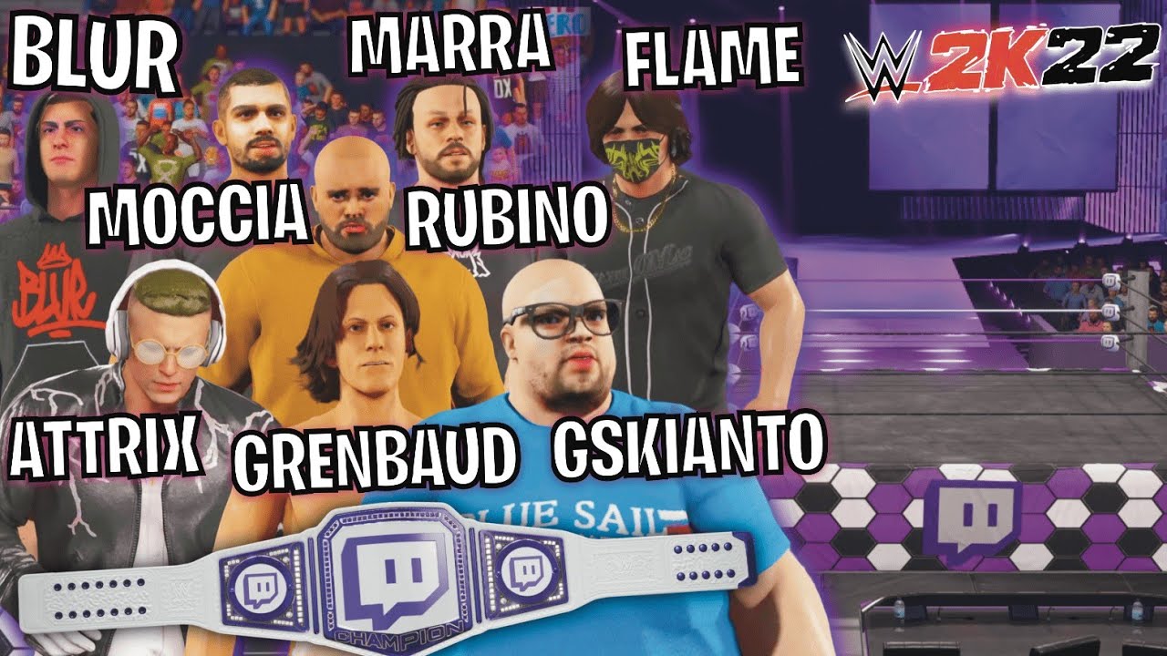 STREAMER SI SFIDANO per la CINTURA TWITCH WWE 2K22 WORLD CHAMPIONSHIP 🏆