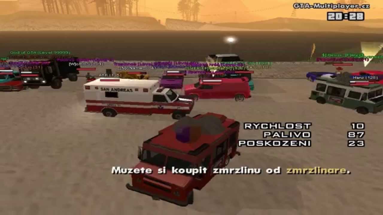 GTA San Andreas Multiplayer.cz tunning 17.6.2012