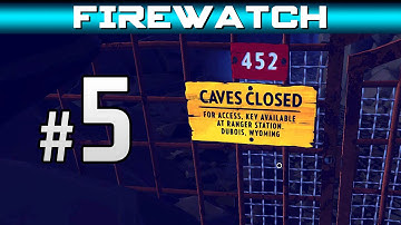 FIREWATCH Walkthrough Gameplay - Part 5 Walkthrough 1080p 60FPS (PC PS4)