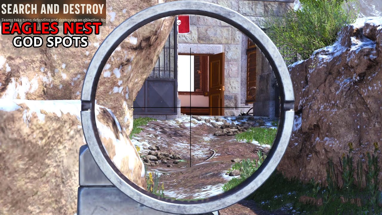 SnD GOD SPOTS ON "EAGLES NEST" (Vanguard Best Search and Destroy Plant Spots)
