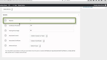 Publishing a Quiz - Open Badges UBC